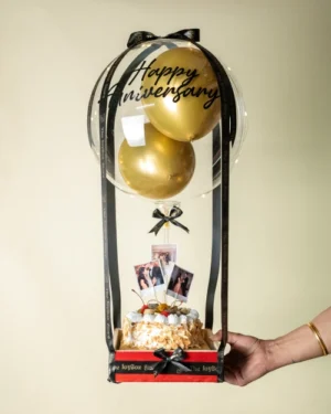 Moments in Gold Balloon Hamper